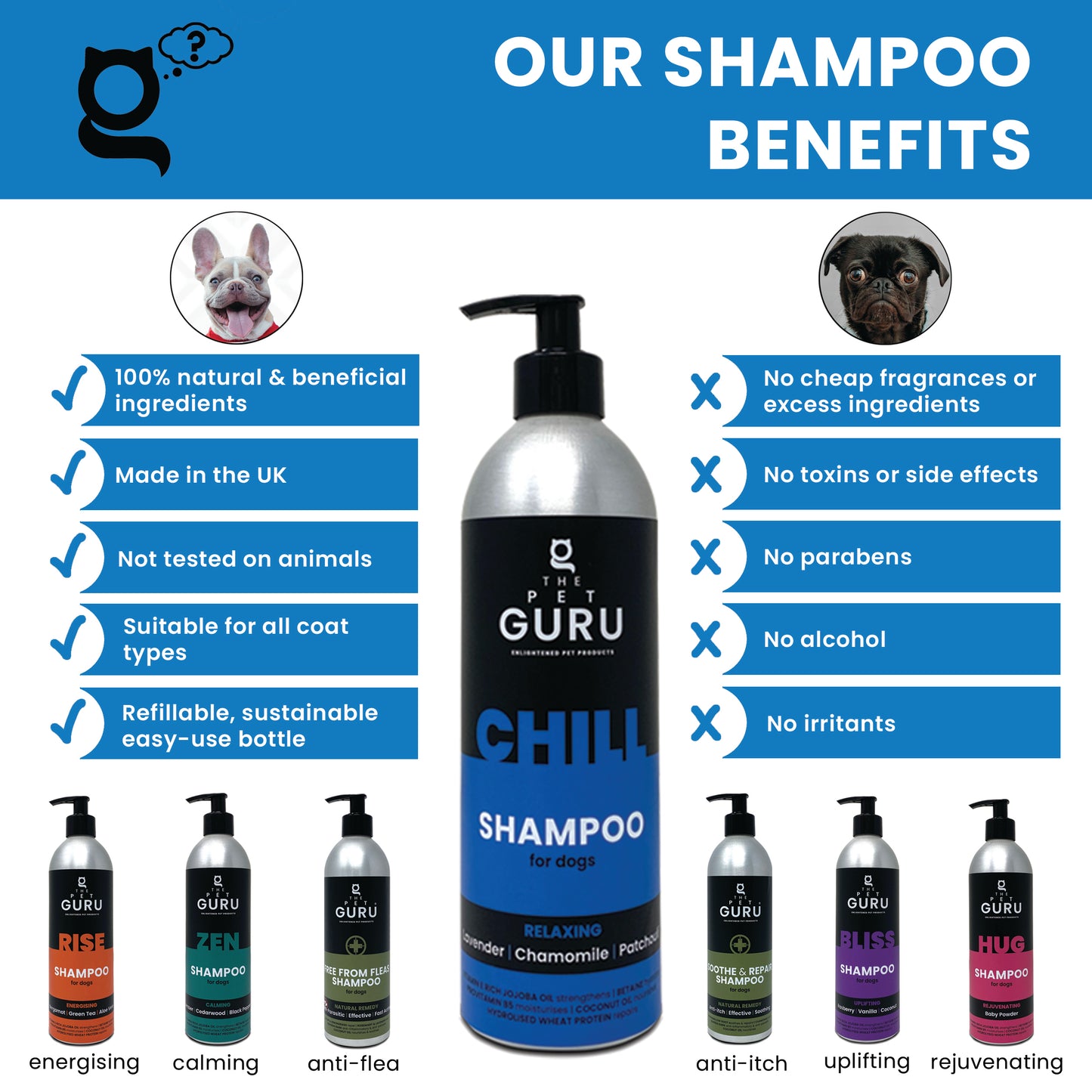 CHILL relaxing shampoo - lavender chamomile patchouli, 500ml