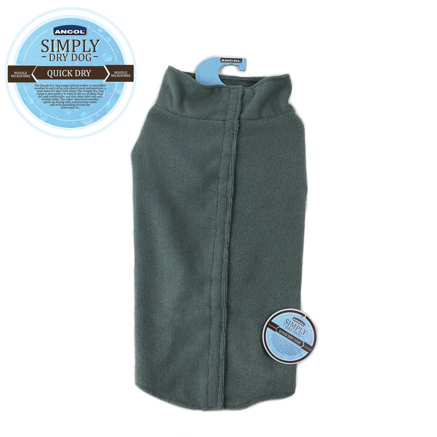 Microfibre Noodle Dry Coat: 3 sizes available