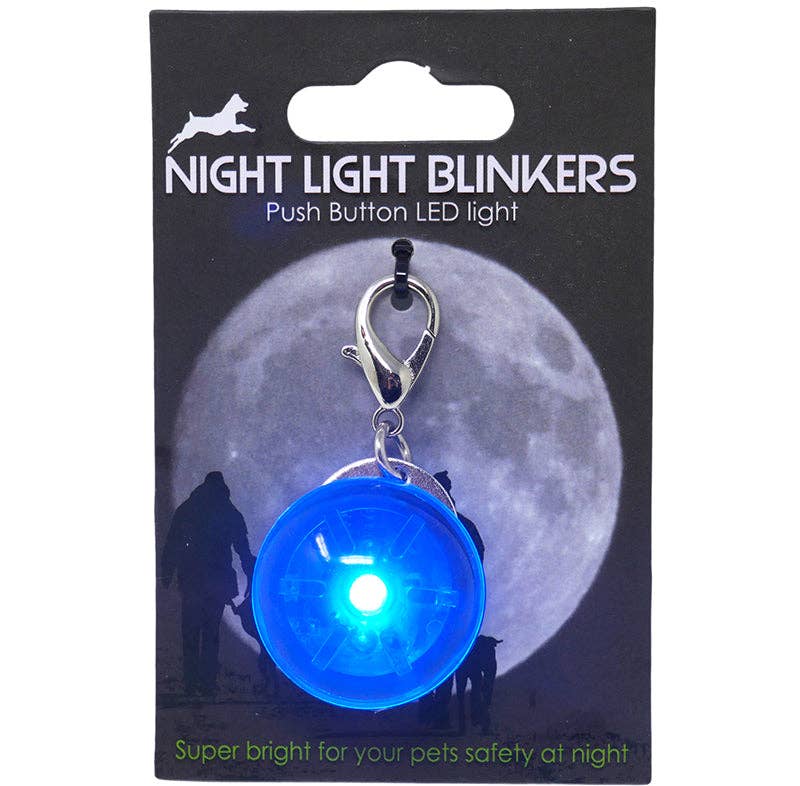 Miro & Makauri LED Clip-On Night Time Blinker for Dogs: Red or Blue