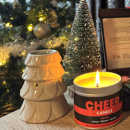 CHEER festive candle - citrus spices vanilla, 190gm