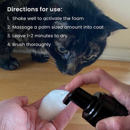 Free From Fleas dry shampoo for Cats, 200ml