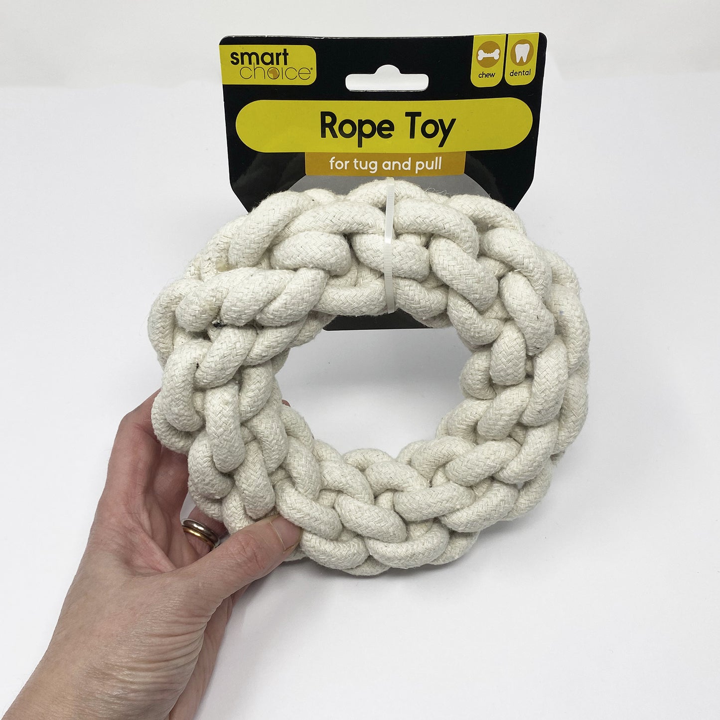 Chunky Knotted Rope Tug Ring