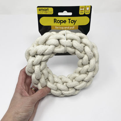 Chunky Knotted Rope Tug Ring