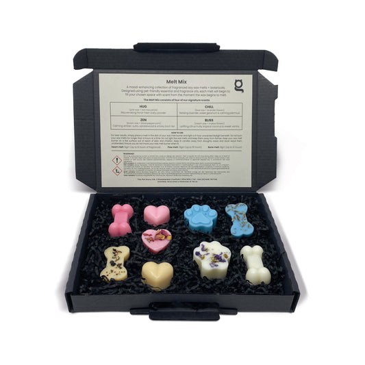pet-friendly fragranced soy wax melts + botanicals