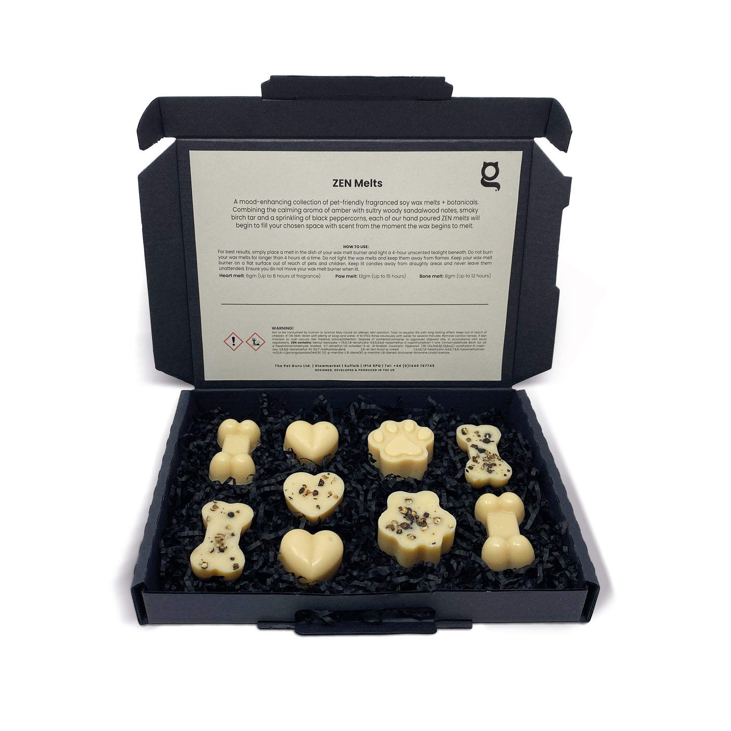 pet-friendly fragranced soy wax melts + botanicals
