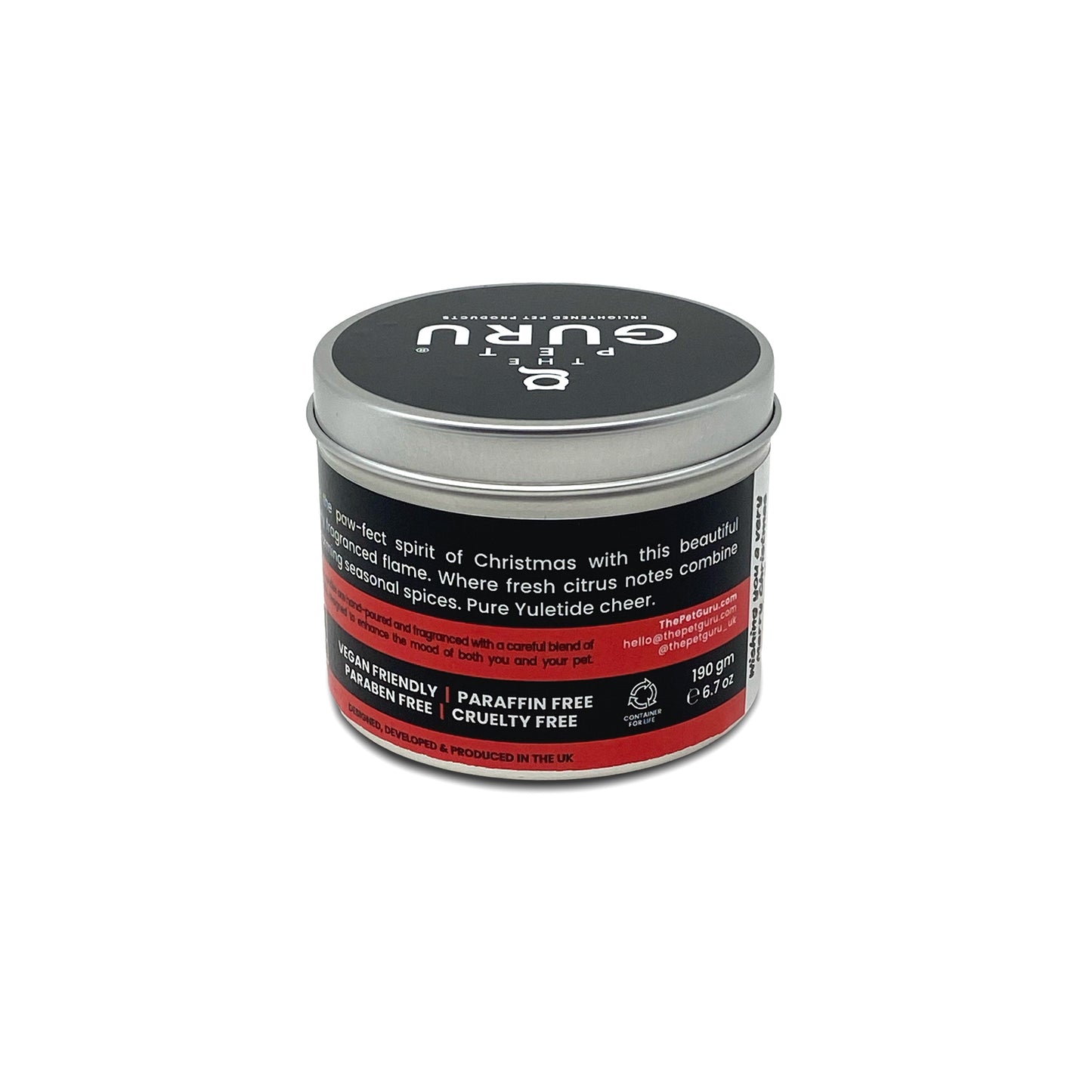 CHEER festive candle - citrus spices vanilla, 190gm