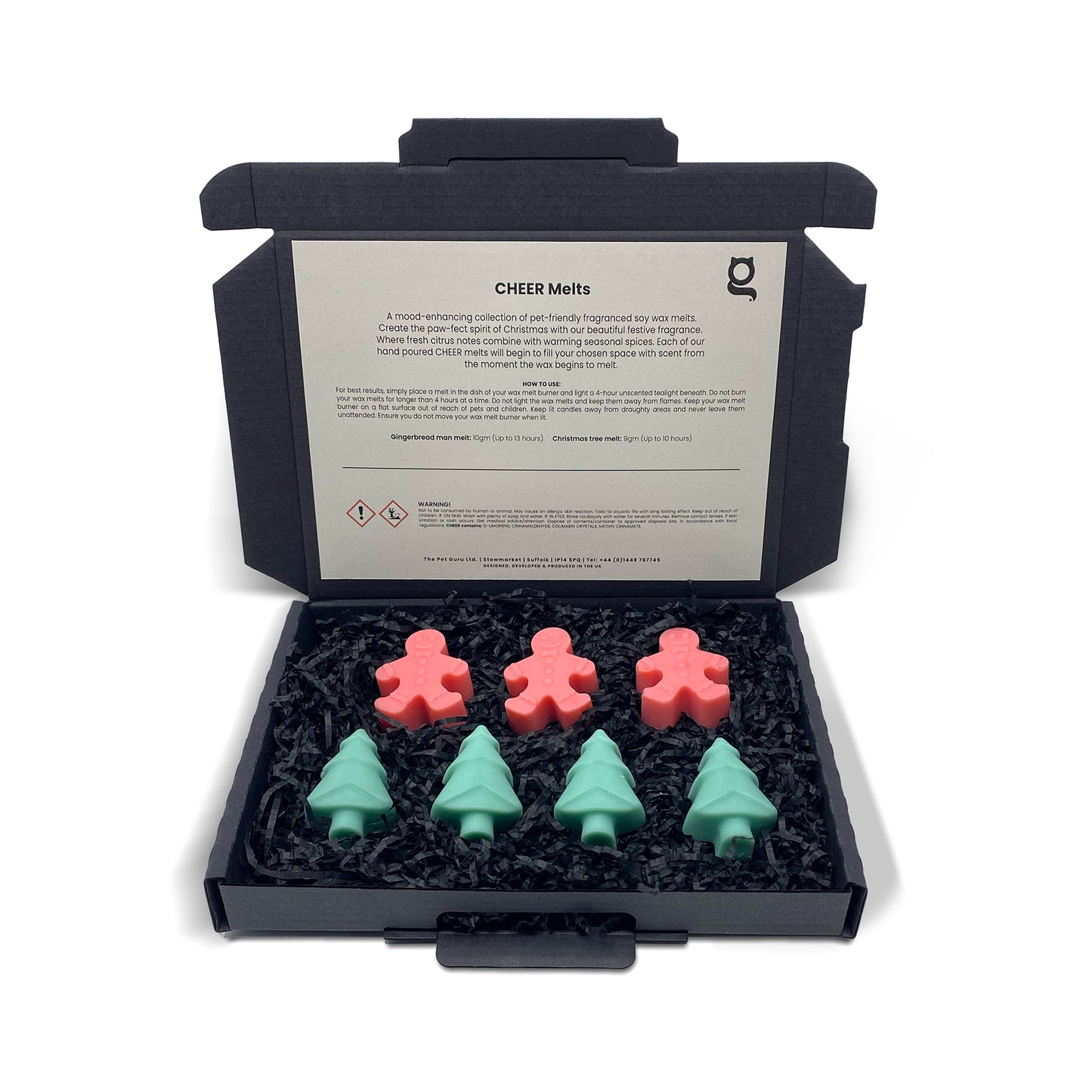 CHEER festive wax melt box - citrus spices vanilla