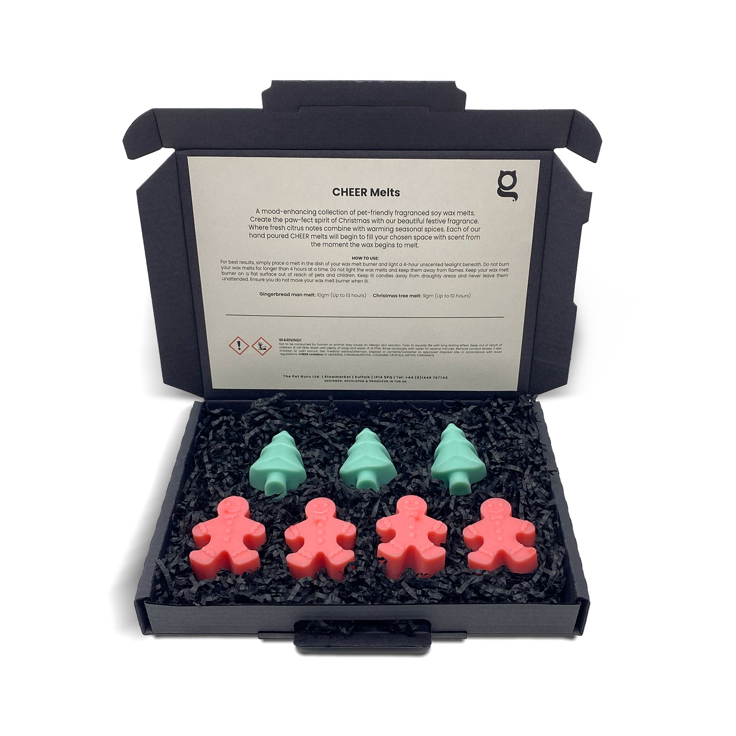 CHEER festive wax melt box - citrus spices vanilla