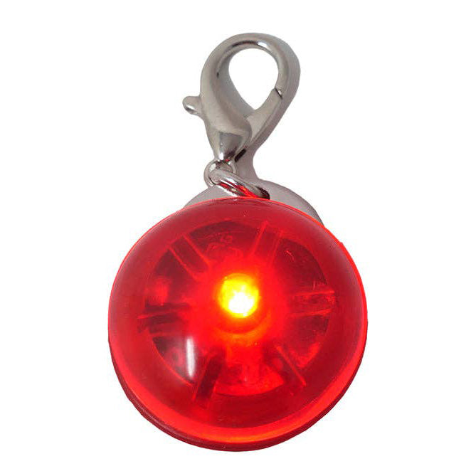 Miro & Makauri LED Clip-On Night Time Blinker for Dogs: Red or Blue