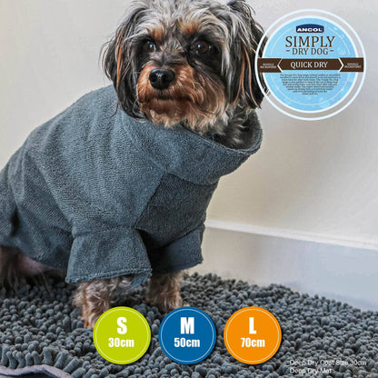 Microfibre Noodle Dry Coat: 3 sizes available