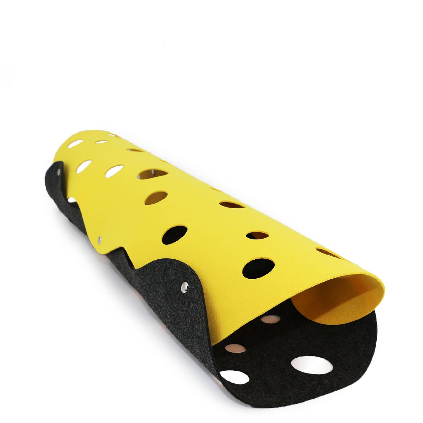 Yellow and black cat scratcher on a white background with 'Cat' text.